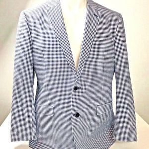 Tommy Hilfiger  Blue Checked 2 Button Blazer R42